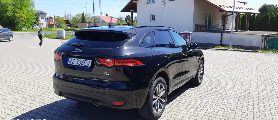 Jaguar F-Pace cena 136999 przebieg: 105000, rok produkcji 2019 z Rzeszów małe 191